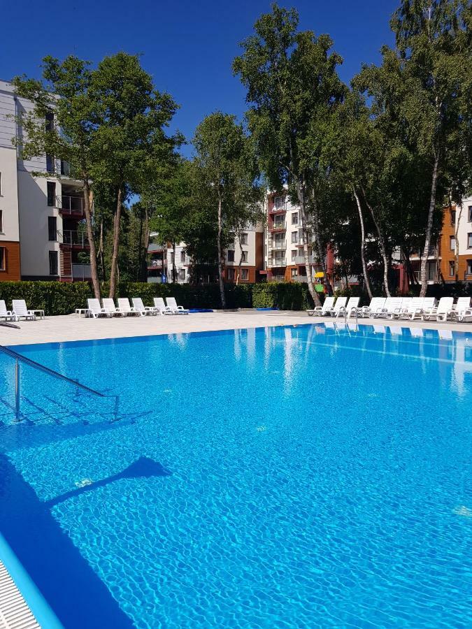 Apartament Pomaranczowy Z Basenem,Sauna-Blisko Morza. Kołobrzeg Exterior foto